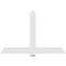 Ekena Millwork Eugene Architectural Grade PVC Gable Bracket, 72"W x 48"H x 2"D x 6"F, 16/12 Pitch GBP072X48X0206EUG00 - alternate 2